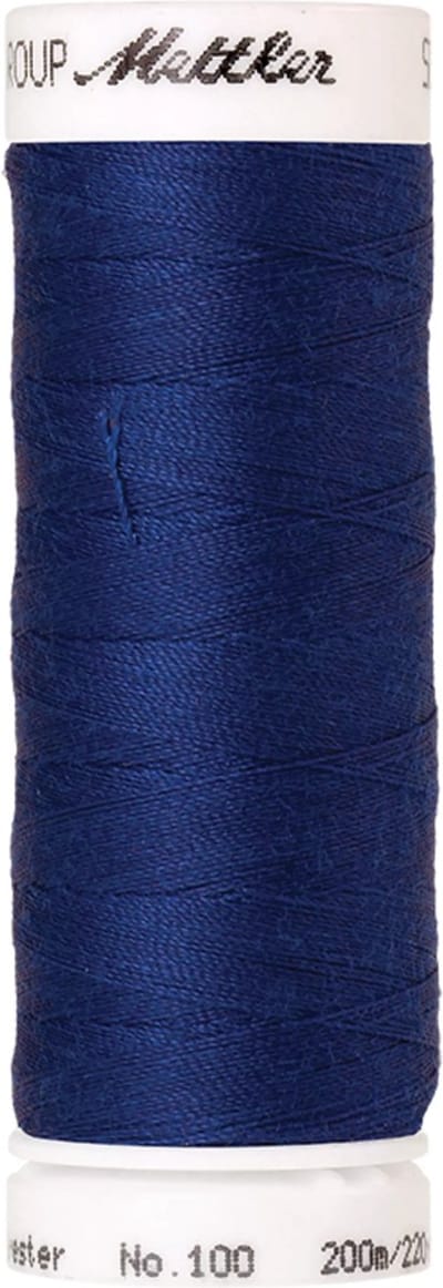 Amann Mettler Seralon Naaigaren – Royal Blue (1303) – 200 m – No. 100 – 100% Polyester – Per Stuk