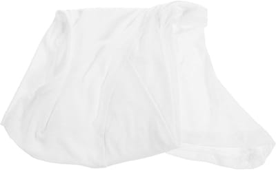 Ademende Balaclava - Gezichtsmasker Katoen - Outdoor Sporten - Etnisch Design - 38.5 x 37 cm - Wit