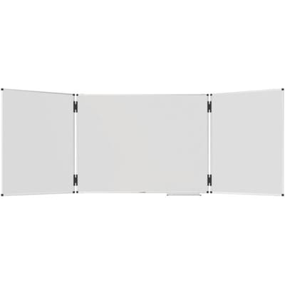 Legamaster UNITE PLUS vouwbord, magnetisch, 5 schrijfoppervlakken, B 1200/2400 x D 13,4 x H 900 mm, geëmailleerd keramisch staal, wit