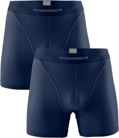 Heren Boxers - Katoenen Ondergoed - Dagelijks Comfort - Zachte Microvezel Tailleband - Pack van 2 - Effekleurig