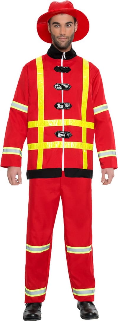 Boland - Kostuum Brandweerman Sullivan (S) - Volwassenen - Brandweerman -