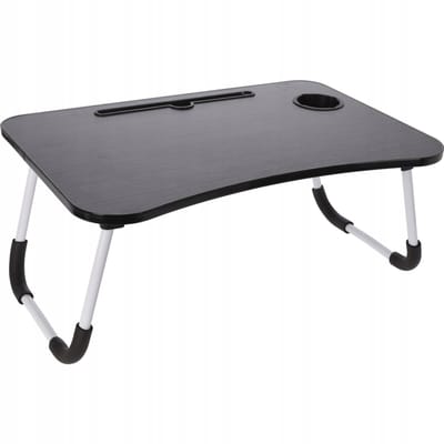 Koopman Serie - Opvouwbare Ontbijttafel - Zwart - 40x60x26cm