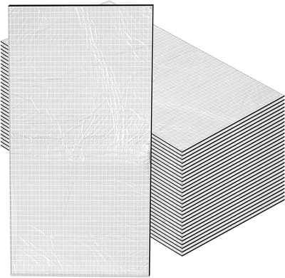 30 Stuks Geluidsisolatie Matten voor Auto, 40 cm x 25 cm x 5 mm Butyl Zelfklevend voor Geluiddemping en Warmte-isolatie