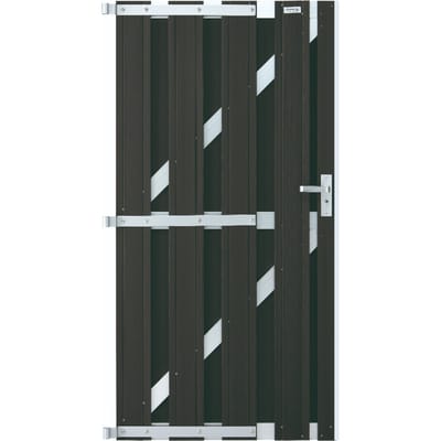Intergard Tuinpoort antraciet schutting WPC 90x180cm