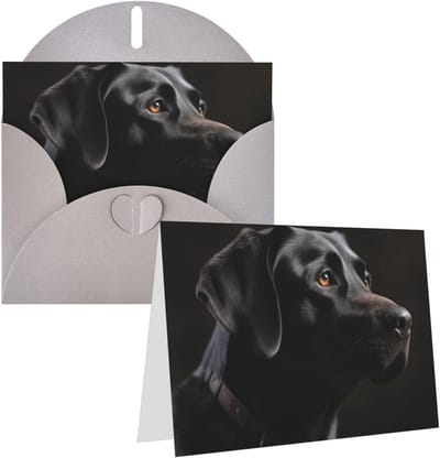 Wenskaarten met Envelop - Blanco Notitiekaarten - Feestelijke Groeten - Parelpapier Afwerking - 10 x 15 cm - Grijs