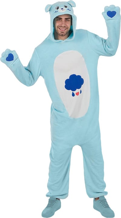 Funidelia | Brombeertje Kostuum Voor Troetelbeertjes Care Bears voor vrouwen en mannen  Tekenfilms, Care Bears, Beer - Kostuum voor Volwassenen Accessoire verkleedkleding en rekwisieten voor Halloween, carnaval & feesten - Maat S - M - Blauw
