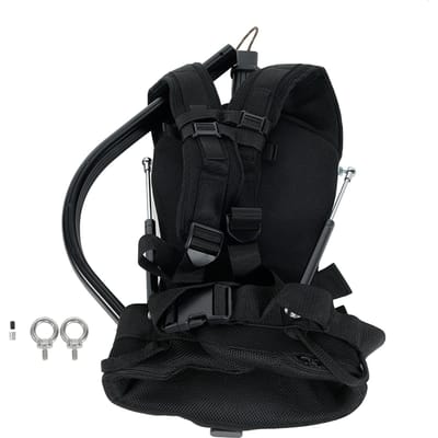 3 18KG Heavy Duty Schokabsorberend Camera Camcorder Gimbal Ondersteuningsvest met Arm Stabilisator black