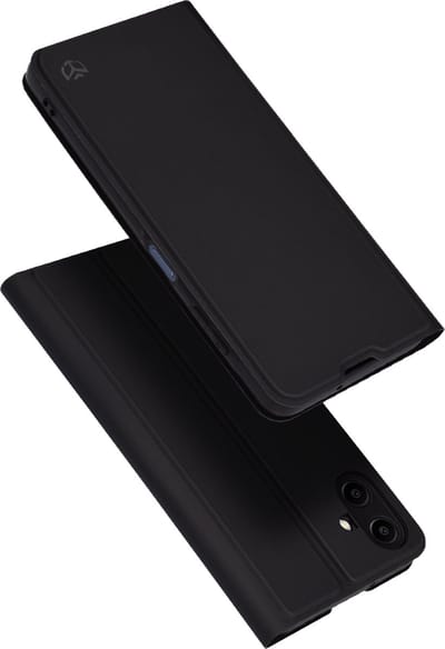 Hoesje geschikt voor Samsung Galaxy A06 4G/5G - Techsuit Magskin Book Wallet Case - Zwart
