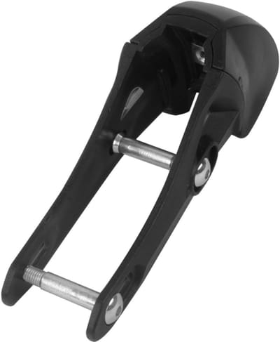 Inline Skate Remblokjes - Skeeler Onderdelen - Veilig Remmen - Verstelbare Afstand - 18x7CM - Zwart