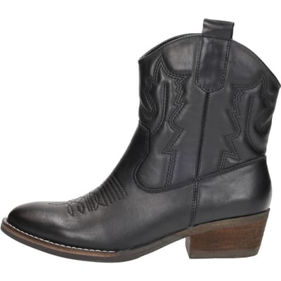 SUB55 Western boots Enkellaarsjes Hak - Zwart - Maat 36