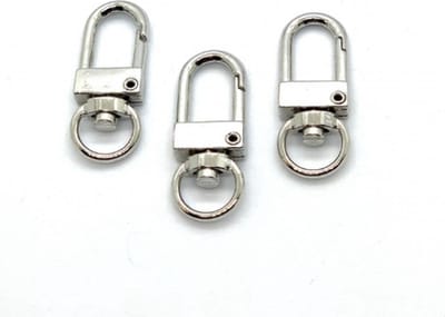Multifunctionel Clasps, 32 mm, platinum, 3 pcs