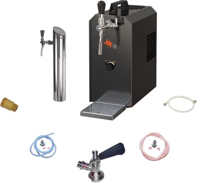 Ensemble complet - Tireuse a biere avec pompe à membrane - JET 30K machine a biere, pompe a biere 1 ligne, 30 litres/h, KEG:Type M