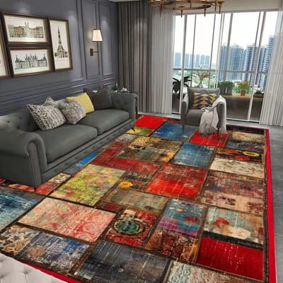 Noords Geometrisch Modern Kamerdecor Groot Vloerkleed voor Woonkamer Luxe Lounge Entree Mat Huisdecoraties Slaapkamer Tapijten 160*200cm