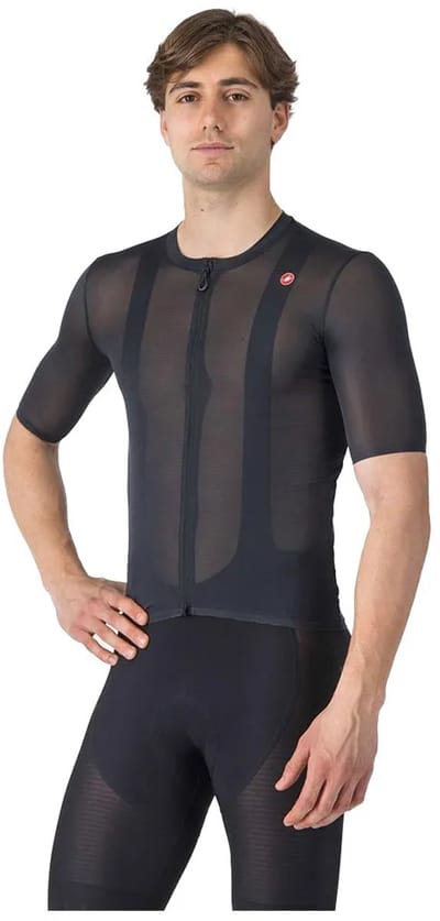 Castelli Superleggera A/c Korte Mouw Wielertrui Zwart M Man