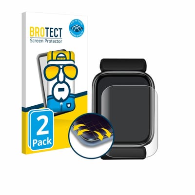 BROTECT - Screenprotector voor YHE BP Doctor Fit - Folie Beschermfolie transparant volledig dekking - 2 Stuks