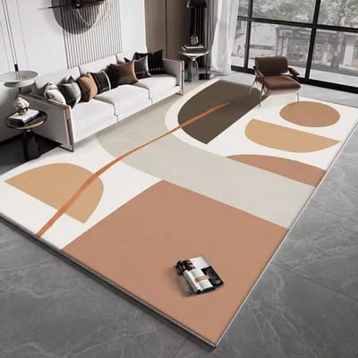 Nordic Abstracte Geometrische Tapijten voor Woonkamerdecoratie Home Area Grote Oppervlakte Kleden Zachte Slaapkamer Decor Bedzijde Lounge Matten 60*90cm