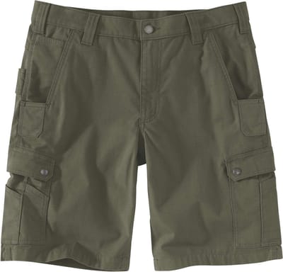 Carhartt Rugged Flex Ripstop Cargo Werkshort – Relaxed Fit – Basil Groen – Maat W32 – Stretch – Duurzame Ripstopstof – Met meerdere zakken