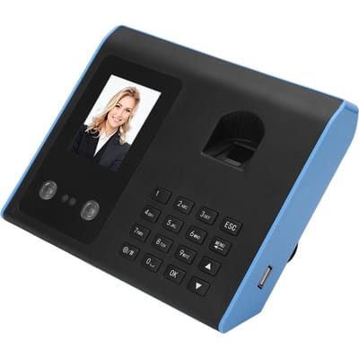 Machine de pointage des employés, reconnaissance faciale par empreinte digitale, mot de passe, pointage pour le bureau de l'UE gray