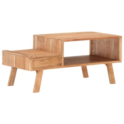 vidaXL - Salontafel - 100x50x45 - cm - massief - acaciahout