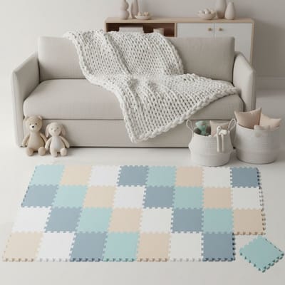 Van dag Één: 36-delige Baby Puzzel Speelmat - 30x30 EVA Schuim Kruipmat Vloermat Speeltapijt Kind