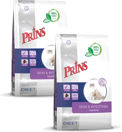 Prins Vitalcare Huid & Darmkanaal - Kattenvoer - 2 x 1.5 kg