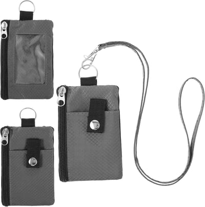 Borsttas met RFID-bescherming, anti-diefstal, uniseks, reisportemonnee, waterdicht, schoudertas, tas, zachte kleine borsttas, mini-schoudertas voor heren en dames, creditcards, munten, geld, grijs