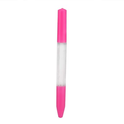 Lubrificateur Huile Stylo Aiguille Oiler Outil de Réparation Montre Horloge (Rose) white