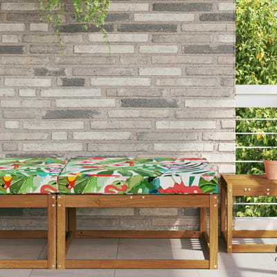 vidaXL - Buitenbankkussen - Polyester - kleurrijk - 80 - x - 80 - cm