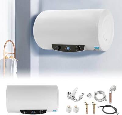 Elektrische Warmwaterboiler - Wandboiler Huishoudelijk - Direct Heet Water - Keramisch Verbrandingsproces - 70 liter - Wit