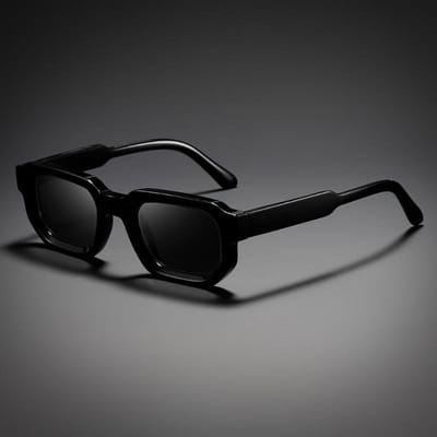 Heren Vintage Rechthoekige Zonnebril Retro UV400 Bescherming Luxe Merk Design Mode Kleuren voor Dames Bril gray