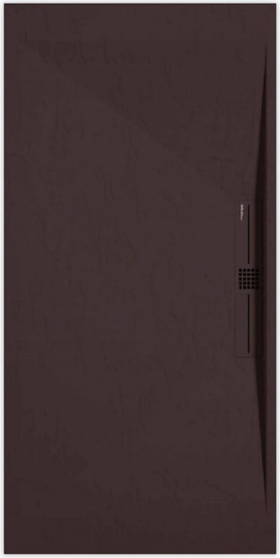 Sanifun douchebak Stone Side Chocolate Slate 1300 x 700 P