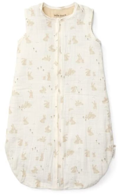 Slaapzak zomer – Wit – Maat 70 cm – Newborn Naturals – Baby Bunny