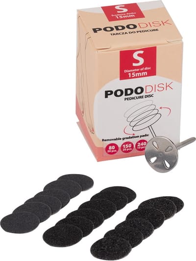 MollyLac Pododisk - Pedicure Schijf - 15 mm - Verwisselbare Kappen - Innovatief Ontwerp