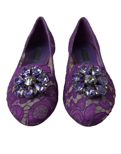 Lace Ballerina Flats met Bloemmotieven