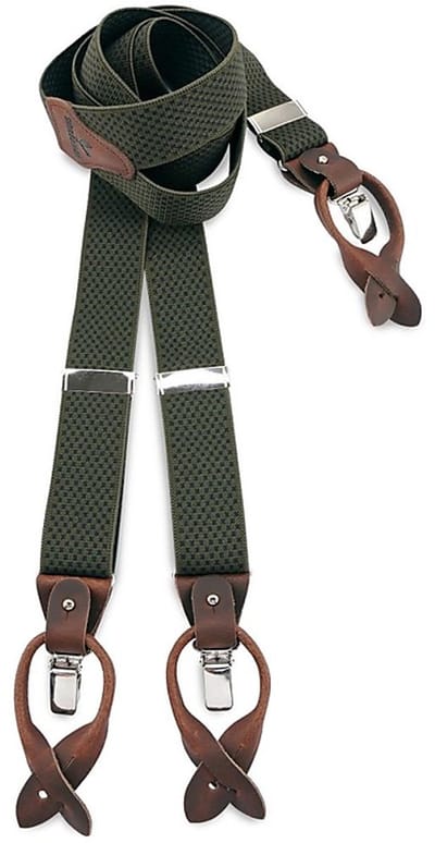 Sir Redman - Bretels - bretels Bennet Block - groen / blauw