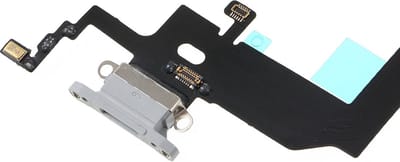 Geschikt voor iPhone X dock connector - wit / grijs