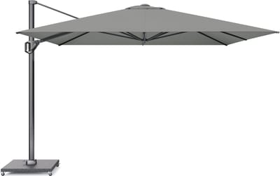 Platinum Sun & Shade – Zweefparasol – Challenger T1 Telescope - 350x350 cm – Manhattan – Dubbel Kantelbaar – 360° Draaibaar – 98% UV protectie