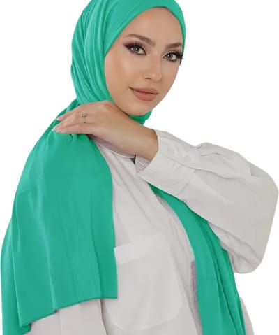 Nivard Hoofddoek - Hijab - Dames - Abaya - Sjaal - Islamitische Kleding - Moslim Kleding - Alhamdulillah - Groen