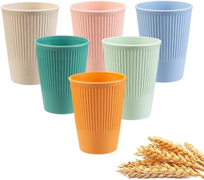 Koffiekopjes en drinkbekers van duurzaam PP, ideaal voor water, melk en thee, vaatwasmachinebestendig en magnetronveilig