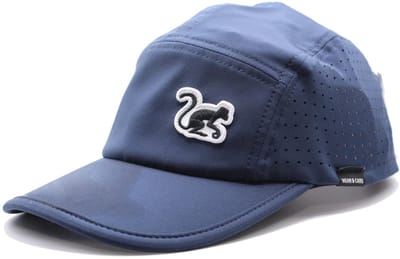 5-panel sportpet - Hardlooppet - Gerecycled - Sneldrogend / Volwassenen / One size (Marineblauw)