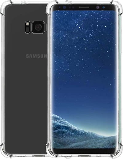 Smartphonica TPU Hardcase hoesje voor Samsung Galaxy S8 shockproof transparant geschikt voor Samsung Galaxy S8