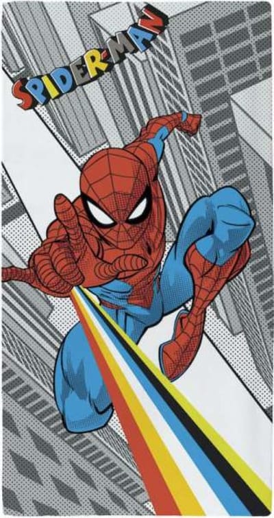 Spiderman badhanddoek - 100% katoen - Spider-Man strandlaken - 140 x 70 cm.