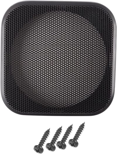 Universele 4-inch Speaker Grille Cover van ABS voor Thuis, Auto en Buitentoepassingen - Ideaal voor Audio Systemen, Bescherming en Geluidskwaliteit