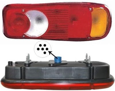 VanWezel 1651936 - Feu arrière droit pour Citroen Jumper de 2006 à 2014