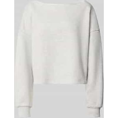 relaxed fit sweatshirt met viscose