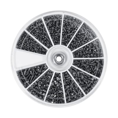 Stainless Steel Mechanische Bevestigingsset voor Horloges, Brillen en Elektronica - 600 Stukken, Geschikt voor Diverse Reparaties