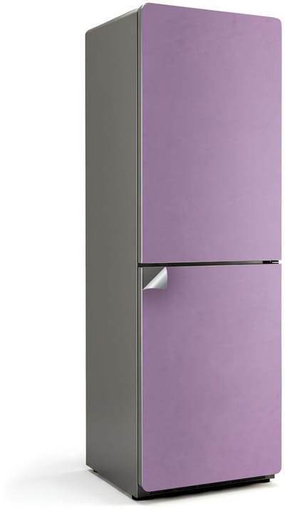Wallfluent Koelkaststickers - Lichtpaars Koelkast Folie - 60 cm x 180 cm - Lichtpaars Koelkaststickers - Zelfklevende Koelkaststicker - Stijlvolle Koelkast Stickers - Koelkast Wrap - Koelkast Makeover