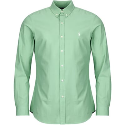 Overhemd Lange Mouw Polo Ralph Lauren CHEMISE AJUSTEE SLIM FIT EN POPELINE UNIE