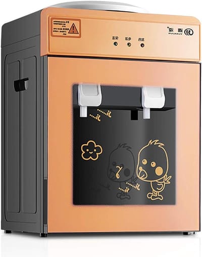 Desktop Waterdispenser - Aanrecht Waterkoeler - Direct Drinken - Warm en koud water - 35.5 cm Hoog - Roze Goud