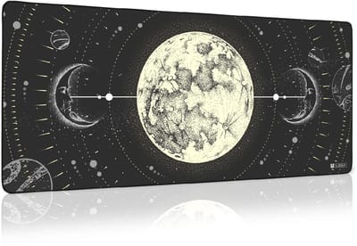 XL Muismat - Bureau Onderlegger - Comfortabel Werken - Waterdicht Oppervlak - 90x40 cm - Zwart